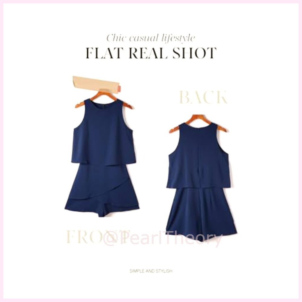 Polyester Jumpsuit With Ruffle Design, Sleeveless… - image 4